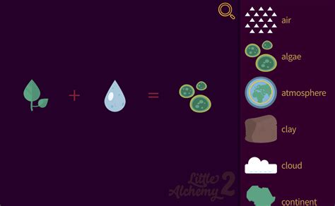 How to make Algae in Little Alchemy